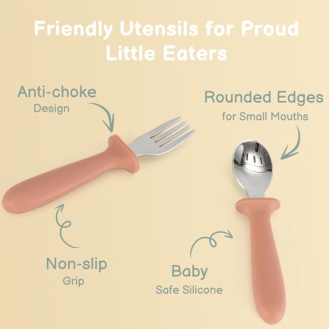 Eascrozn 6 Pack Toddler Utensils, kids Silverware - Image 4