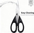 Multipurpose Kitchen Shears, 8.7" Professional Heavy-Duty Scissors, Dishwasher - Image 3
