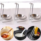 304 Stainless Steel Single Ladle Holder Vertical Spoon Rest Cooking Utensils - Image 5