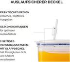 LocknLock Aqua Fridge Door Water Jug | Clear Pitcher | BPA Free Plastic Pitcher - Image 5