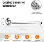Cunhill 5 Pcs Soup Ladles Stainless Steel Serving Ladles - Image 2