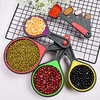 Collapsible Silicone Soft Measuring Cups and Measuring Spoons, 8 pieces - Image 7