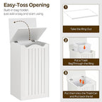 YATINEY Trash Can Cabinet, 13 Gallons Hidden Kitchen Garbage Can - Image 4
