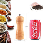 Salt and Pepper Grinders Set, Ouktor Manual Wooden Salt and Pepper Mills Shakers - Image 6