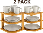 2-Pack Plate Organizer for Cabinet - Image 9