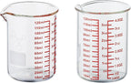 High Borosilicate Glass Measuring Cup-V-Shaped Spout, 120ml Glass Measuring by AckersBORO33