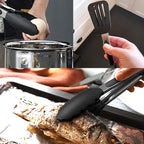 Mini Silicone Tongs Set of 2, Small Serving Tongs - Image 6