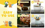 Tea Mates - 1pc Cute Fishing Duck - Tea Bag Holder and String Rest - Tea - Image 7