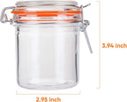 Glass Jars With Airtight Lids, Mason Jars 8 oz, Glass Jar With Leak Proof - Image 2
