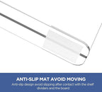 HBlife 8 Pack Clear Shelf Dividers, Vertical Purse Organizer - Image 5