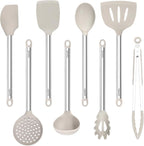 8 Pieces Kitchen Utensils Set, Vayvnt Silicone Cooking Utensils Set by Vayvnt