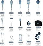 Kitchen Utensils Set 35 PCS Cooking Utensils Set, Nonstick and Heat Resistant - Image 2