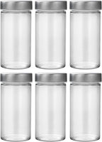 Tianifa 6 Pcs Glass Spice Jars/Bottles by Tianifa