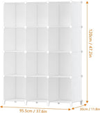 HOMIDEC Closet Organizer, 12-Cube Closet Organizers and Storage, Portable - Image 3