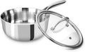 KEAWELL K3 Premium 2-Quart Tri-Ply Stainless Steel Saucepan by KEAWELL