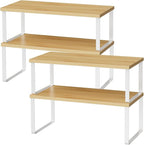 OGEMXU Cabinet Shelf Organizers, 15.7 inches Large Kitchen Counter Shelf by OGEMXU