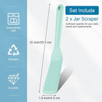 Zopeal 2 Pieces Crepe Spatula Silicone Narrow Skinny Flipper Long Heat - Image 2