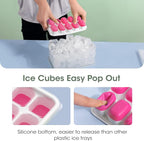 DOQAUS Ice Cube Tray with Lid and Bin - Image 4