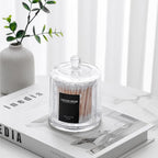 Qtip Holder Thick Glass Apothecary Jars - Image 9