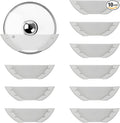 Universal Pot Lid Organizer for Cabinet, Fits 6" to 13.5" by VOBUYING