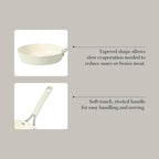 Martha Stewart Heathland 9.5 Inch Aluminum Cookware Non-Toxic Premium Ceramic - Image 5