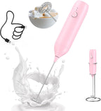 CIRCLE JOY Milk Frother Handheld Rechargeable Milk Foamer Electric Mini Drink by CIRCLEJOY