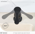 GAGALIFE Kitchen Sink Soap Dispenser Matte Black, Under Sink Soap Dispenser - Image 4