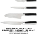 Babish 14-Piece Full Tang Forged Kitchen Knife Set – High-Carbon 1.4116 German - Image 4