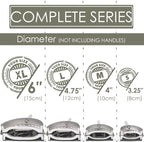KAYCROWN 3.25 Inch Empanada Press, Stainless Steel Dumpling Maker Dough Cutter - Image 5