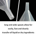 zmybcpack 20 Pack Multi-Purpose Plastic Funnels - Image 4