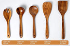 Wood Kitchen Utensils Set, Utensil set - Image 4