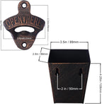 Antique Copper Cast Iron Beer Bottle Opener Wall Mounted Soda Drink Bottle Top - Image 5