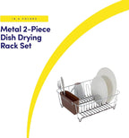 Dish Drying Rack & Cutlery Holder 2 Piece Set - Image 2