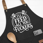 INNORU I'll Feed All You Fuckers Sign Apron - Image 9