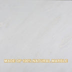 Koville Natural Marble Paper Towel Holder Countertop, 6“ Genuine Stone Paper - Image 6