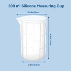 Gartful 300ml Mixing Cups for Epoxy Resin, Durable Pour Tool for Casting Molds - Image 2