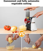 Electric Cheese Grater Salad Shooter, 5-In-1 Electric Slicer - Image 3