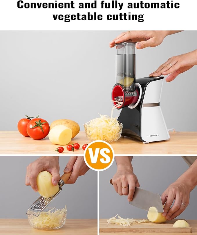 Electric Cheese Grater Salad Shooter, 5-In-1 Electric Slicer - Image 3