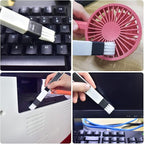 Crevice Gap Cleaning Brush Tool, 2 in 1 Dustpan Cleaning Brushes, Shutter Door - Image 6