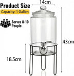 1 Gallon Drink Dispenser with Stand, Drink Dispensers - Image 5
