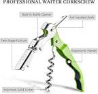 HYZ 2-Pack Wine Opener Waiter Corkscrew, Professional Wine Key - Image 2