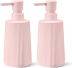 Pink 2 Pack Hand Soap Dispensers Set by zuxzmj