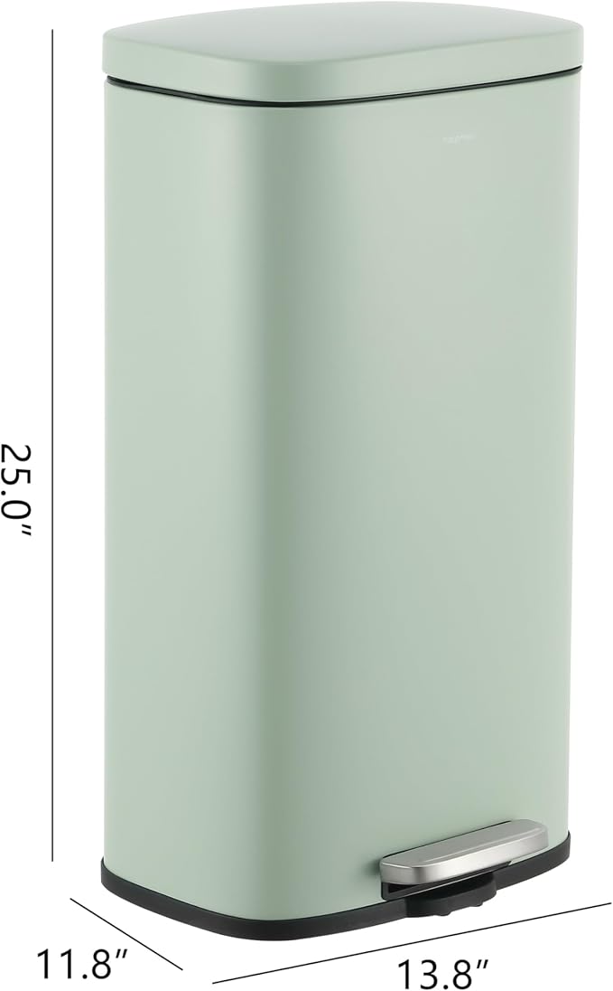 happimess HPM1011H Curtis 8-Gallon Step-Open Trash Can, Fingerprint Resistant - Image 4