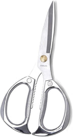 7.5in Stainless Steel Kitchen Scissors, Heavy Duty Shears - Image 7