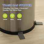 LANMU Trash Can Wall Protector and Stop Moving Backward, Wall Spacer Garbage Bin - Image 2