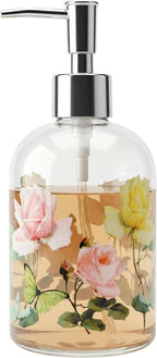 Glass Soap Dispenser Bottle by Topadorn