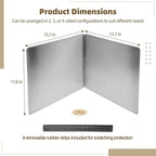 2 Pcs Grease Splatter Guards, 2-Sided Oil Splash Boards - Image 4