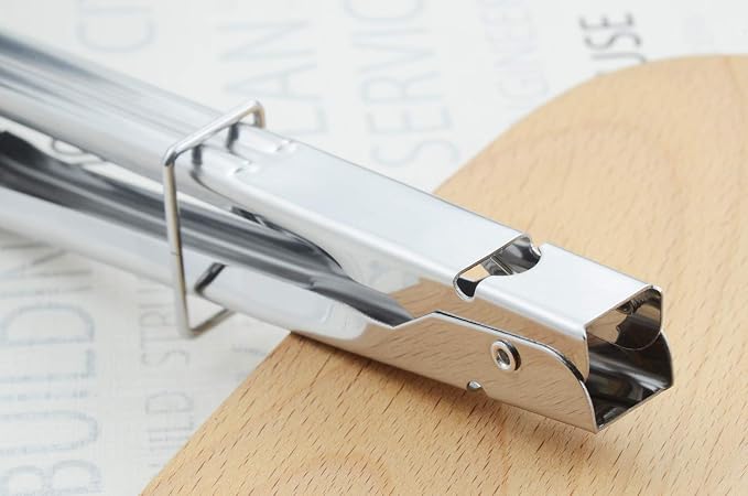HINMAY Stainless Steel Locking Kitchen Tongs Extra Long Sturdy Heavy Duty Tongs - Image 6
