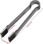 10 Pcs Plastic Buffet Serving Tongs, 6.3 Inches - Image 2
