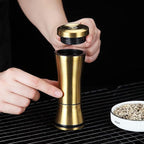 Kyraton Gold Salt and Pepper Shakers, Titanium Plating Stainless Steel Salt and - Image 3
